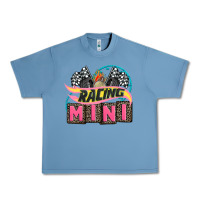 Pebble Blue racing mini with racing oto equipment Urban Heavy Tee - AdoDesignShop