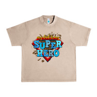 French Oak my dad is my super hero Urban Heavy Tee - AdoDesignShop