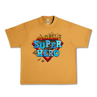 Peanut Butter my dad is my super hero Urban Heavy Tee - AdoDesignShop
