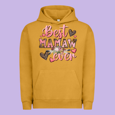 Best Mamaw Ever Mother's Day Urban Hoodie Designed By Cowgirlartshop