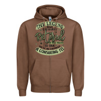 Chestnut the legend has officially retired Zipper Hoodie - MaliasSmallBusiness