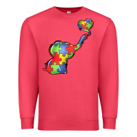 Autism Awareness Elephant Premium Sweatshirt | Teevron