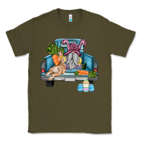 Army Green easter truck with gnome and rabbit Classic Tee - AdoDesignShop