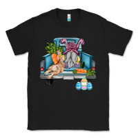 Black easter truck with gnome and rabbit Classic Tee - AdoDesignShop