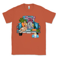 Copper easter truck with gnome and rabbit Classic Tee - AdoDesignShop