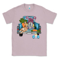 Lilac easter truck with gnome and rabbit Classic Tee - AdoDesignShop