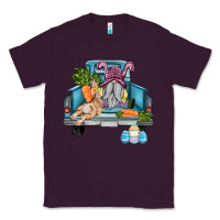 Plum easter truck with gnome and rabbit Classic Tee - AdoDesignShop