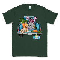 Sports Green easter truck with gnome and rabbit Classic Tee - AdoDesignShop