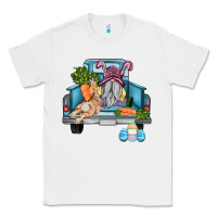 White easter truck with gnome and rabbit Classic Tee - AdoDesignShop