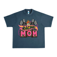 Midnight Navy racing mom with racing oto equipment Urban Heavy Tee - AdoDesignShop
