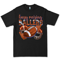 Black busy raising ballers football Premium Tee - texasbilliewilder