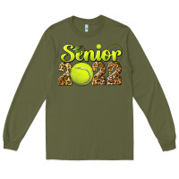 Army Green tennis senior 2022 Long Sleeve Tee - BarkalooDesign