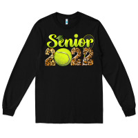 Black tennis senior 2022 Long Sleeve Tee - BarkalooDesign