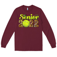 Burgundy tennis senior 2022 Long Sleeve Tee - BarkalooDesign