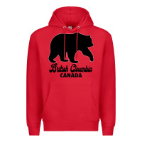 Red British Cloumbia Canada Premium Hoodie - Bettercallsaul