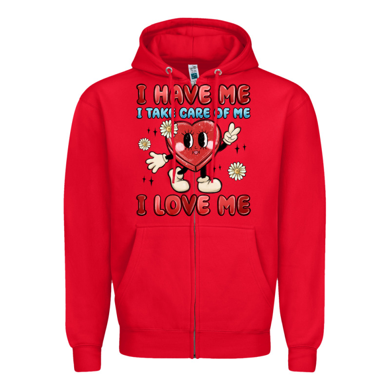 I Have Me I Take Care Of Me I Love Me Zipper Hoodie by MaliasSmallBusiness | Teevron