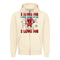 Sandshell i have me i take care of me i love me Zipper Hoodie - MaliasSmallBusiness