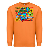 Carrot what makes you different is what makes  you beauti Premium Sweatshirt - LillyAllenDesigns