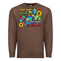 Chestnut what makes you different is what makes  you beauti Premium Sweatshirt - LillyAllenDesigns