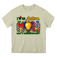 Mossy i'm an autism mom what's your superpower Heavy Core Tee - Zillion Design Studio
