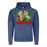 Vintage Denim my first christmas unicorn Vintage Hoodie - FaDigitalArtStudio