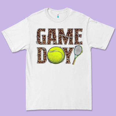 Tennis Game Day Premium Tee Designed By Barkaloodesign