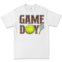White tennis game day Premium Tee - BarkalooDesign