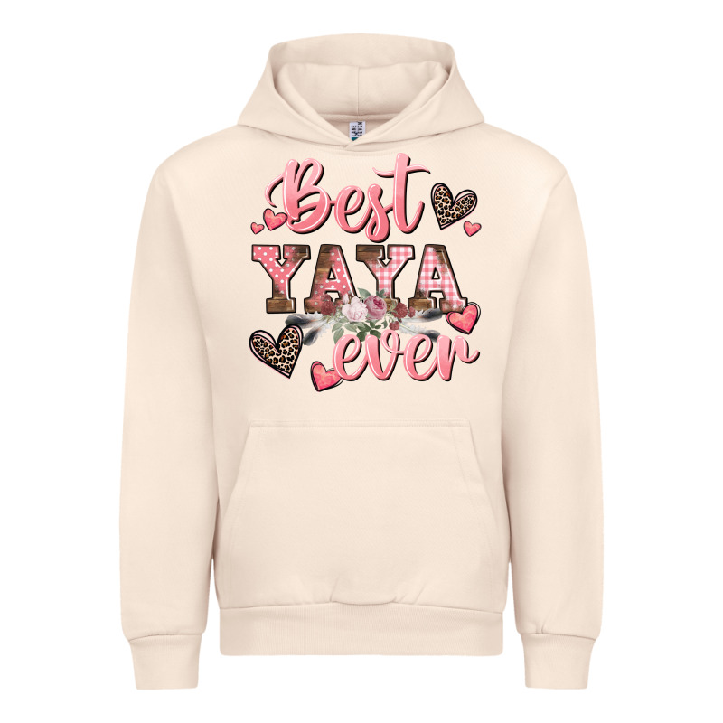 Best Yaya Ever Mother's Day Urban Hoodie by CowGirlArtShop | Teevron