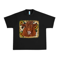 Black red angus cowhide sunflower Urban Heavy Tee - JahusDesignShop