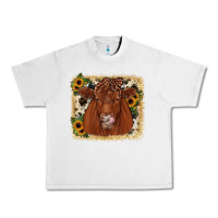 Lunar Rock red angus cowhide sunflower Urban Heavy Tee - JahusDesignShop