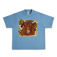 Pebble Blue red angus cowhide sunflower Urban Heavy Tee - JahusDesignShop