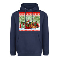 Navy noel tumbler Heavyweight Hoodie - BundleAndBundleShop