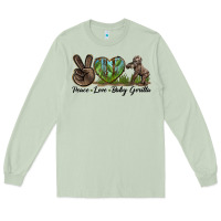 Peace Love Baby Gorilla Long Sleeve Tee | Teevron
