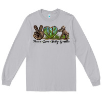 Moon Dust Peace Love Baby Gorilla Long Sleeve Tee - LillyAllenDesigns