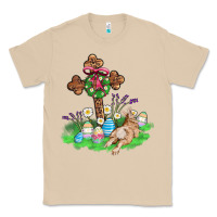 Mushroom religious easter bunny cross Classic Tee - AdoDesignShop