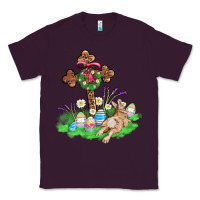 Plum religious easter bunny cross Classic Tee - AdoDesignShop