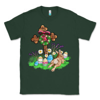 Sports Green religious easter bunny cross Classic Tee - AdoDesignShop