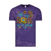 Cloud Purple all my hope is in jesus Vintage Tee - JahusDesignShop