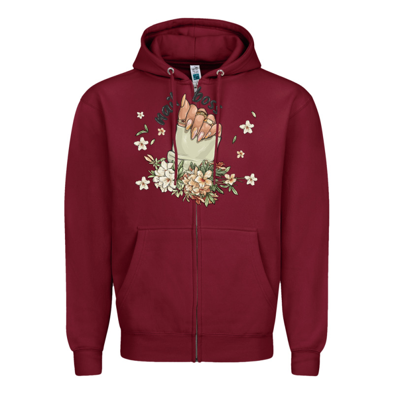 Nail Boss Zipper Hoodie by MaliasSmallBusiness | Teevron