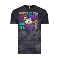 Cloud Black nurse nurse nurse with nurse element Vintage Tee - AdoDesignShop