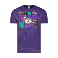 Cloud Purple nurse nurse nurse with nurse element Vintage Tee - AdoDesignShop
