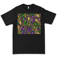 Black mardi gras fleur de lis Premium Tee - RanaPortraitStore