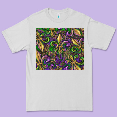 Premium Tee mardi gras fleur de lis