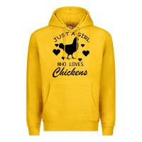 Lemon Just A Girl Who Love Chickens Premium Hoodie - Bettercallsaul