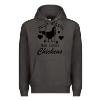 Smoke Just A Girl Who Love Chickens Premium Hoodie - Bettercallsaul