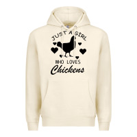 Tofu Just A Girl Who Love Chickens Premium Hoodie - Bettercallsaul