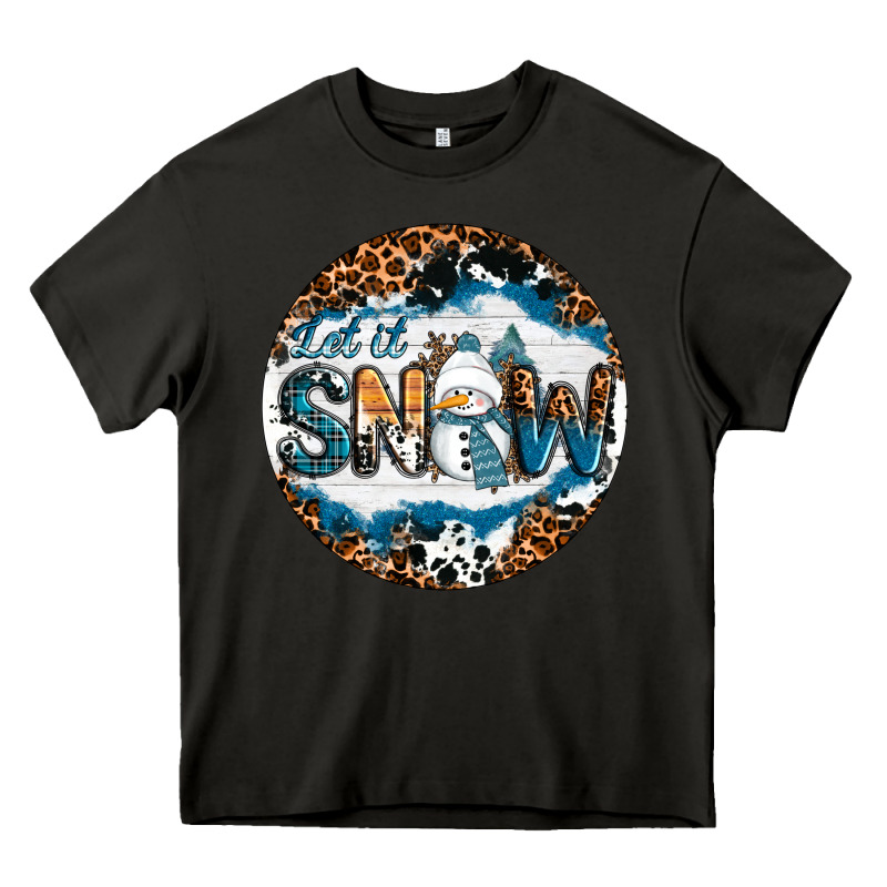 Let It Snow Heavy Core Tee by RanaPortraitStore | Teevron