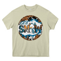 Mossy Let It Snow Heavy Core Tee - RanaPortraitStore