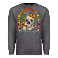 Charcoal Heather not alive to please Premium Sweatshirt - LillyAllenDesigns