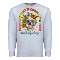 Heather Grey not alive to please Premium Sweatshirt - LillyAllenDesigns